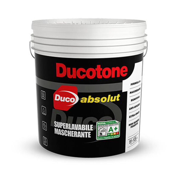 Duco Absolut A+ bianco pittura murale superlavabile riempitiva