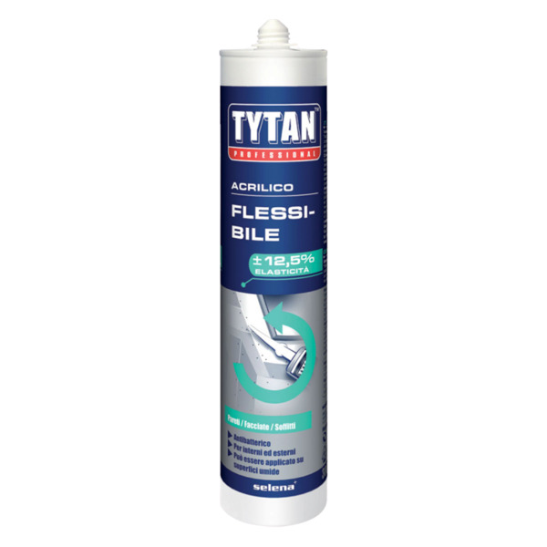 Tytan sigillante acrilico flessibile bianco 300 ml