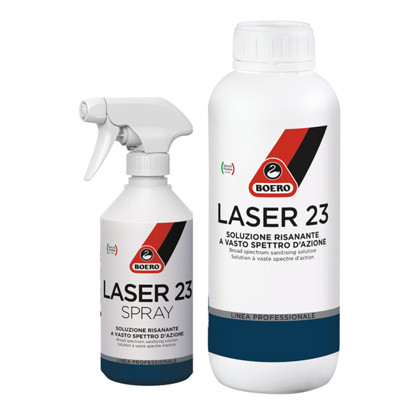 Boero Laser 23 soluzione risanante vincimuffa a vasto spettro di azione - Formato in litri: Spray 0,5 lt