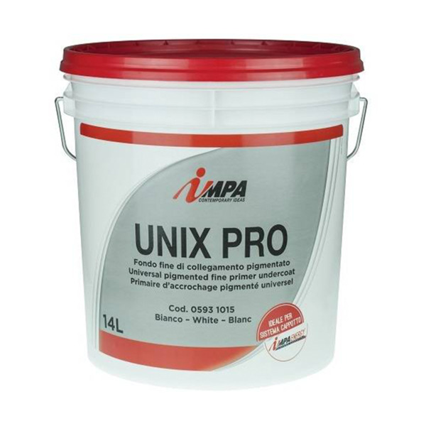 Impa Unix Pro Bianco fondo fine di collegamento pigmentato - Formato in litri: 14 lt