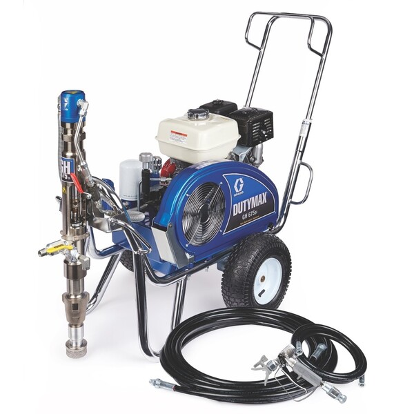 Graco spruzzatore airless idraulico a benzina serie alta pressione TexSpray DutyMax GH675DI, 25D223