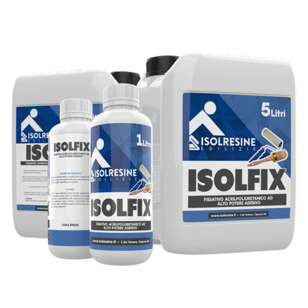 Isolresine Isolfix resina acrilpoliuretanica modificata a base d'acqua - Formato in litri: 1 lt