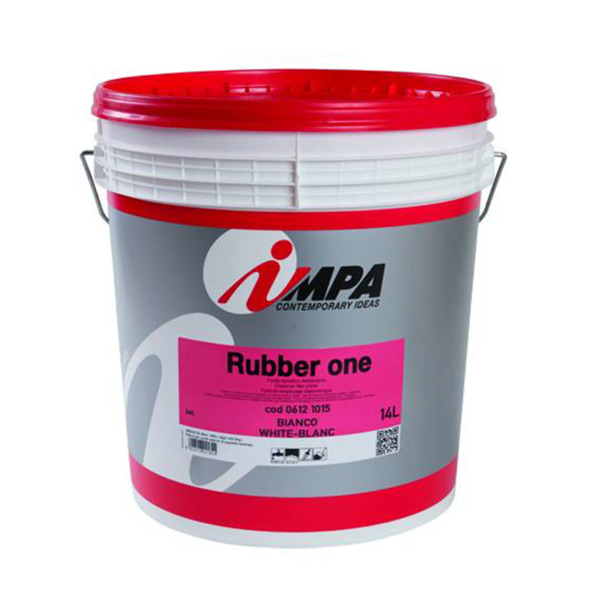 Impa Rubber one bianco fondo elastomerico riempitivo - Formato in litri: 14 lt