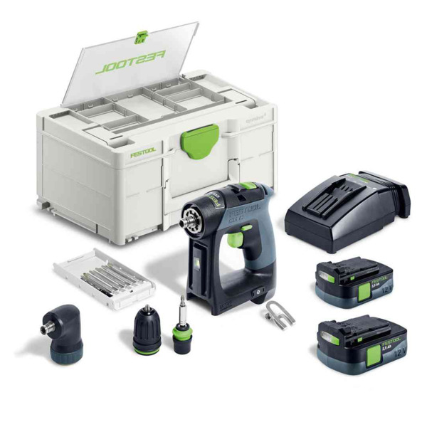 Festool  trapano avvitatore a batteria CXS 12 2,5-set - 576865