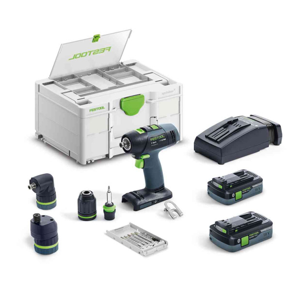 Festool trapano avvitatore a batteria T 18+3 HPC 4,0 I-set - 577609