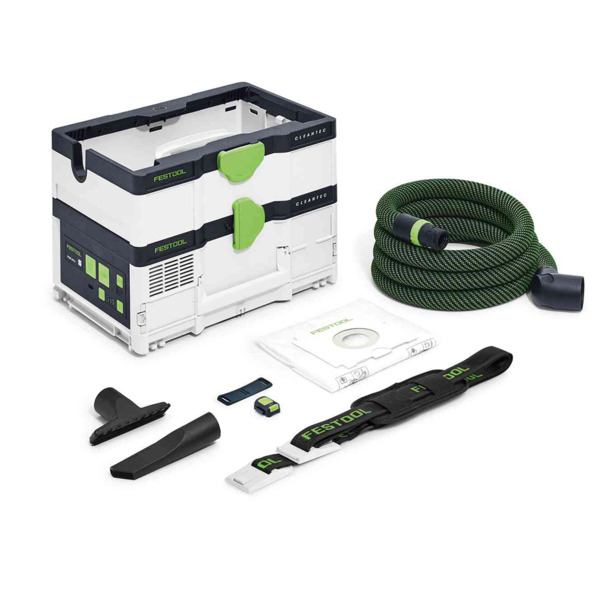 Festool unità mobile di aspirazione a batteria CLEANTEC CTLC SYS I-Basic - (batteria E CARICABATTERIE NON INCLUSI) 576936