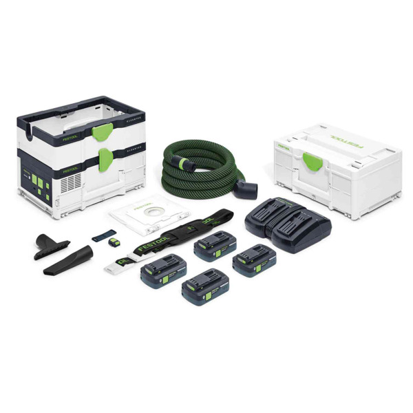 Festool unità mobile di aspirazione a batteria CLEANTEC CTLC SYS HPC 4,0 I-Plus - 576944