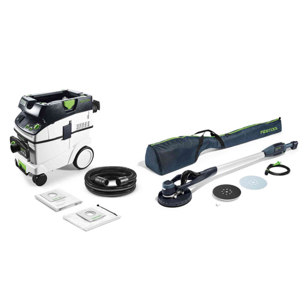 Festool set con levigatrice a stelo e aspiratore PLANEX LHS-E 225/CTL36-set - 575447