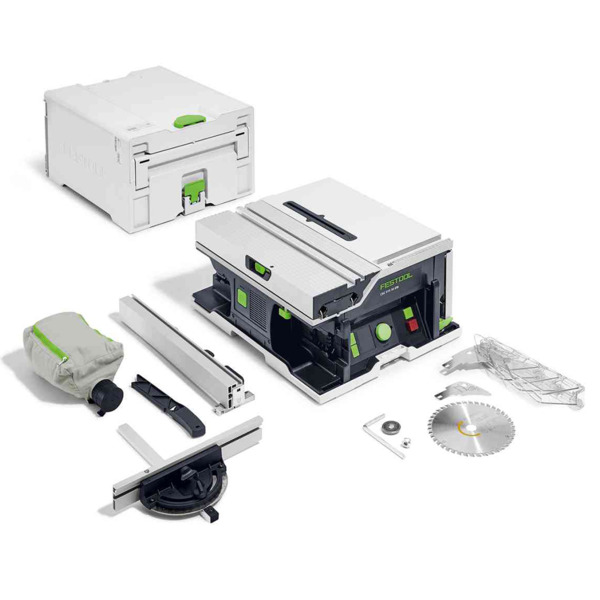 Festool sega circolare da banco a batteria CSC SYS 50 EBI-Basic - 576820 - (BATTERIE E CARICAbatteria NON INCLUSI)