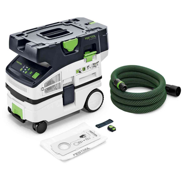 Festool unità mobile di aspirazione a batteria CLEANTEC CTLC MINI I-Basic - (batteria NON INCLUSA) 577065