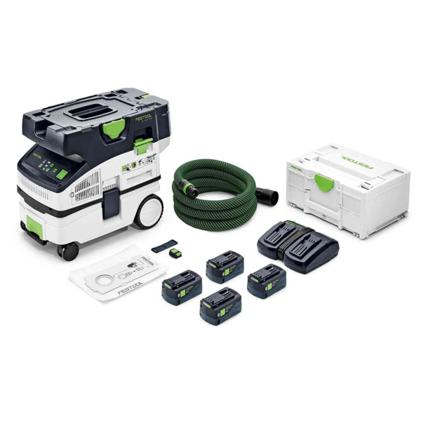 Festool unità mobile di aspirazione a batteria CLEANTEC CTLC MINI I-Plus - 577670