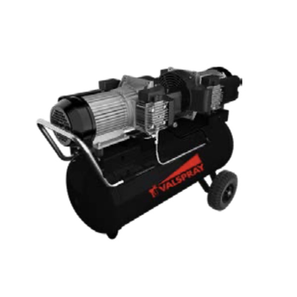 Valspray compressore d'aria a menbrana - serbatoio 100 lt 670 lt/min