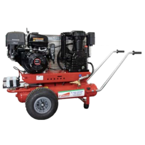 Valspray compressore con motore a scoppio benzina serbatoio 37+37 lt - 1100 lt/min