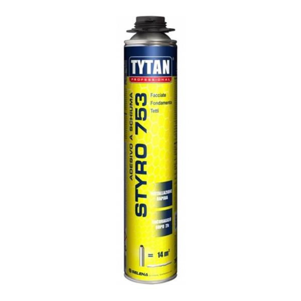 Tytan schiuma adesiva styro 753 per pistola 750 ml