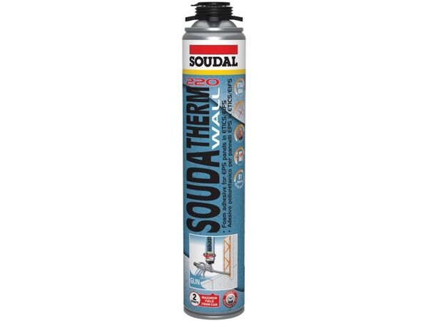 Soudal  Soudatherm Wall 750 ml - Adesivo poliuretanico in schiuma monocomponente