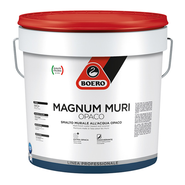 Boero Magnum per muri opaco bianco - Formato in litri: 0,75 lt