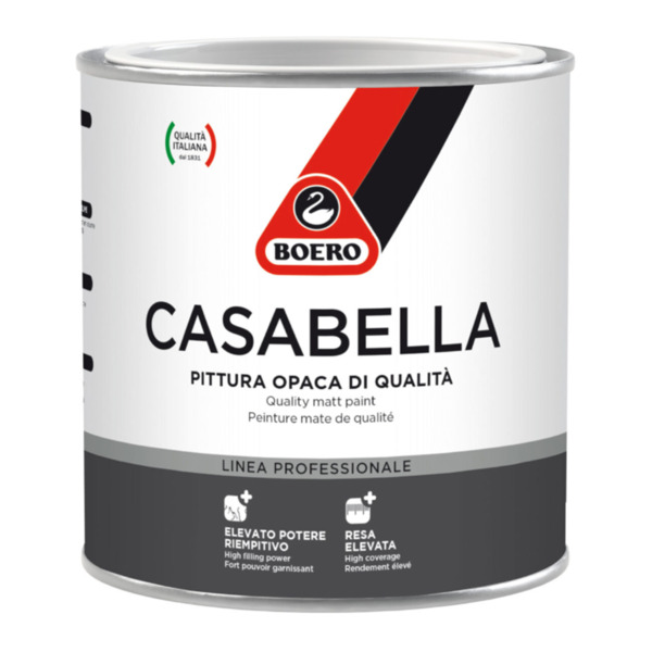 Boero Casabella bianco a solvente pittura opaca di fondo - Formato in litri: 0,5 lt