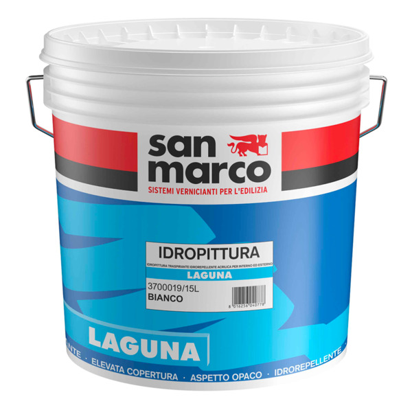 San Marco Laguna bianco idropittura traspirante idrorepellente per interni