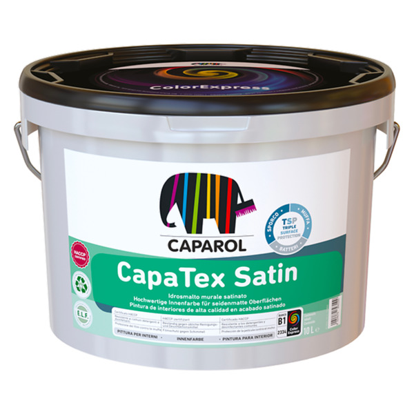 Caparol Capatex Satin bianco idrosmalto murale satinato - Formato in litri: 1 lt