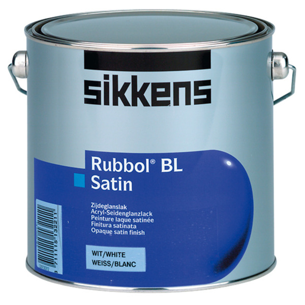 Sikkens Rubbol bl satin bianco smalto satinato all'acqua per esterno