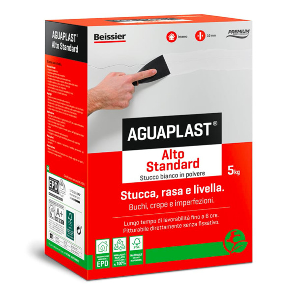 Aguaplast stucco in polvere alto standard - Formato in kg: 1 kg