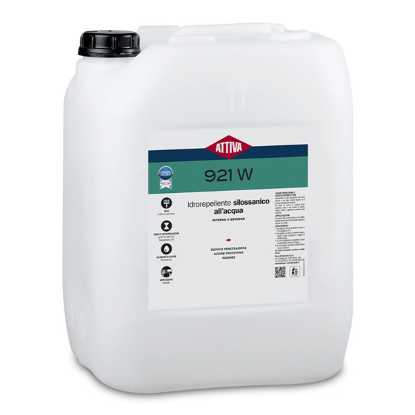 Attiva 921 W idrorepellente silossanico all'acqua per supporti minerali a vista - Formato in litri: 0,75 lt