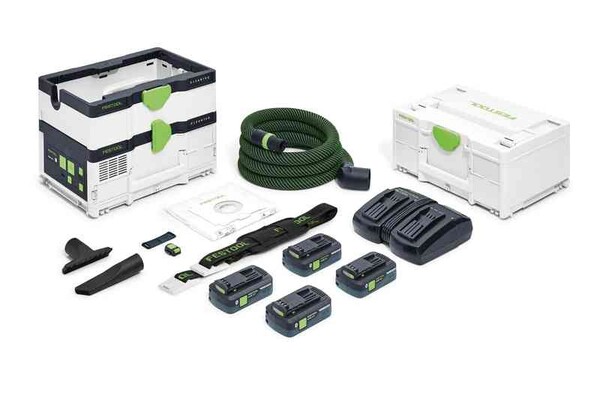 Festool unità mobile di aspirazione a batteria CLEANTEC CTMC SYS HPC 4,0 I-Plus - 576942