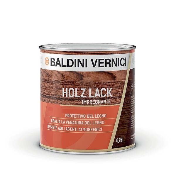 Baldini Holz lack impregnante a solvente - Formato in litri: 0,75 lt, COLORI BALDINI LEGNO: 791 incolore