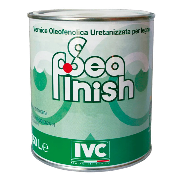 Ivc Sea finish effetto cera incolore satinato per il trattamento di nitura di imbarcazioni e infissi - Formato in litri: 4 lt