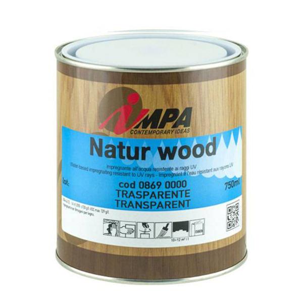 Impa Natur wood impregnante all'acqua con filtri uv