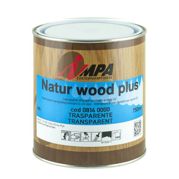 Impa Natur wood plus impregnante all'acqua con filtri uv e cera