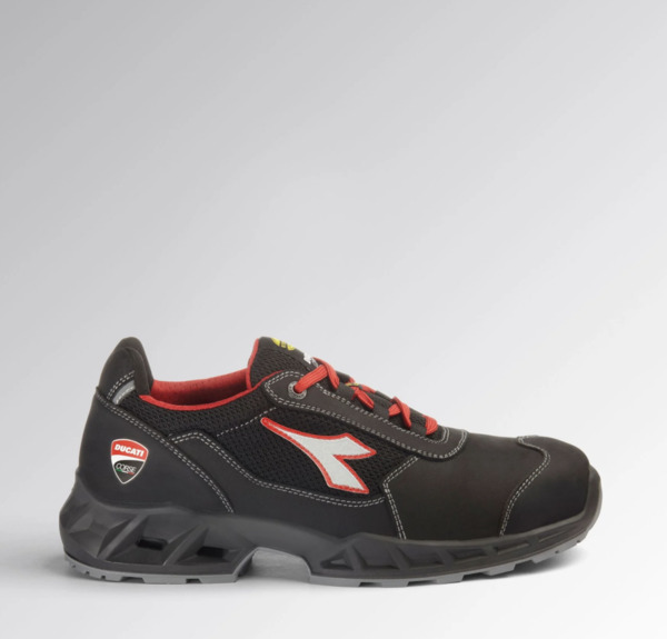 Diadora SHARK ENGINE LOW S1PS FO SR ESD - Colore: NERO/ROSSO