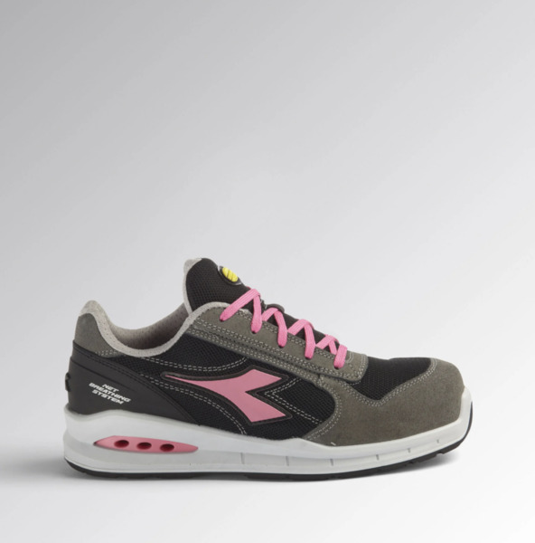 Diadora RUN NET AIRBOX LOW S1P SRC - Colore: GRIGIO FUMO/NERO