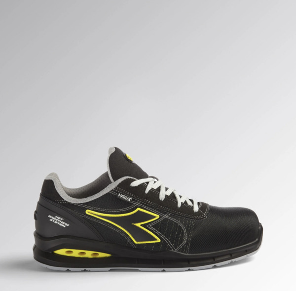 Diadora RUN NET AIRBOX MATRYX LOW S3 SRC - Colore: NERO/NERO A