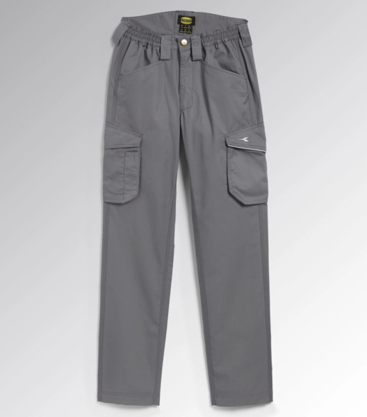 Diadora PANT STAFF LIGHT CARGO COTTON - Colore: GRIGIO ACCIAIO