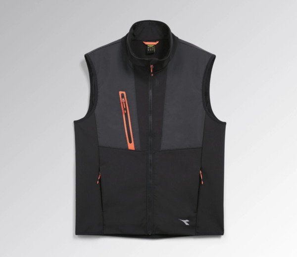 Diadora VEST SOFTSHELL HYBRID - Colore: NERO/NERO FANTASMA