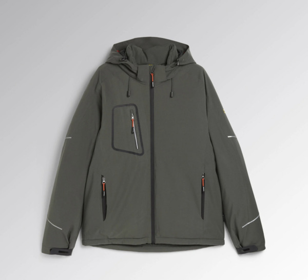 Diadora PADDED JACKET CROSS - Colore: VERDE TIMO