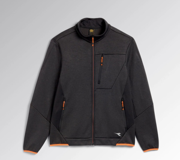 Diadora POLAR FLEECE TECHNO - Colore: NERO PIRATA/NERO FANTASMA - TAGLIA ABBIGLIAMENTO: S